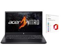 acer Nitro 15.6" FHD 144Hz Gaming Laptop|AMD Ryzen 5 7535HS(Beat i7 1255U)| NVIDIA GeForce RTX 4050 | Backlit |Copilot | 16GB RAM DDR5 | 512GB SSD |Windows 11 Home |Bundle with Microsoft Office 2021