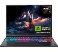 Acer Nitro 16 AI AN16-61 16" Gaming Laptop - NVIDIA® GeForce RTX™ 5070 Ti, AMD Ryzen™ AI 7, 1TB SSD - Black, Black