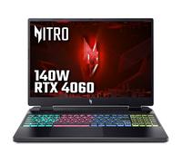 Acer Nitro 16 AN16-41 Gaming Laptop - AMD Ryzen 7 7735HS, 16GB, 1TB SSD, NVIDIA GeForce RTX 4060 8G, "WQXGA IPS 165Hz DDS, Windows 11, Black