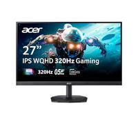 Acer Nitro 27” Gaming Monitor | WQHD 2560 x 1440 | IPS | ZeroFrame | AMD FreeSync Premium | 320Hz Refresh Rate | Up to 0.5ms | DCI-P3 90% | 1 x Display Port 1.4 & 2 x HDMI 2.1 | KG271U F3bmiipx