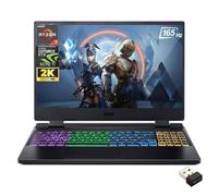 acer Nitro 5 Gaming Laptop -15.6" QHD IPS 165Hz Display, AMD Ryzen 7 6800H Processor, NVIDIA GeForce RTX 3070 Ti, 64GB DDR5 RAM, 1TB SSD, Wi-Fi 6E, Backlit Keyboard, Windows 11 Home