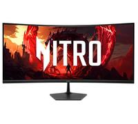 acer Nitro EDA340CUR JEDA340CUR Zero-Frame QHD 3440 x 1440 1500R 21:9 3440 x 1440 IPS Curved Gaming Monitor | AMD FreeSync Premium | Up to 120Hz | 1ms VRB | 1x 1.4 and 2x Displayport