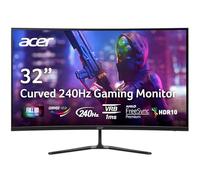 acer Nitro FHD 1920 x 1080 1500R Curved Gaming Monitor for PC | AMD FreeSync Premium | 240Hz | VRB 1ms | VESA Mount | HDR10 | 1x Display Port 1.4 and 2x HDMI 2.0 | ED320Q X2bb Mibb IPX