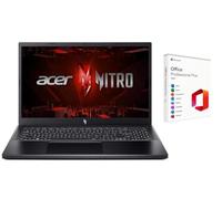 acer Nitro V 15.6" FHD 144Hz Gaming Laptop | Intel Core i5 13420H 2.1GHz | NVIDIA GeForce RTX 4050 | Backlit |Copilot | 16GB RAM DDR5 | 512GB SSD |Windows 11 Home |Bundle with Microsoft Office 2021