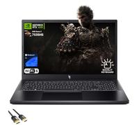 acer Nitro V 15.6" Gaming Laptop, AMD Ryzen 5 7535HS Hexa-Core, NVIDIA GeForce RTX 4050, 144Hz FHD IPS, 32GB RAM, 1TB SSD, WiFi 6, Backlit Keyboard, US Version KB, PDG HDMI Cable, Windows 11 Pro