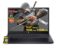 acer Nitro V 15 Gaming Laptop 15.6" FHD IPS 144Hz AMD 6-core Ryzen 5 7535HS 16GB RAM 512GB SSD GeForce RTX 4050 Backlit USB-C Win11 w/ICP Accessory