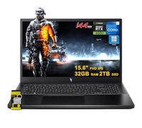 acer Nitro V 15 Gaming Laptop 15.6" FHD IPS 144Hz Intel 10-core i7-13620H 32GB RAM 2TB SSD GeForce RTX 4060 Backlit USB-C Win11Pro w/ICP Hub