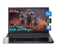 acer Nitro V 15 Gaming Laptop | 15.6" FHD IPS 144Hz | Intel 8-core i5-13420H | 32GB DDR5 1TB SSD | GeForce RTX 4050 | Backlit USB-C Win11Pro w/DLCA Accessory