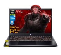 acer Nitro V 15 Gaming Laptop 15.6" FHD IPS 165Hz Intel 8-core i5-13420H 64GB DDR4 2TB SSD GeForce RTX 5050 GDDR7 DLSS4 (Up to 440 AI Tops) Backlit Thunderbolt WiFi6 Win11Pro ICP Hub