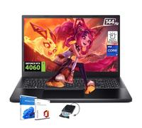 acer Nitro V 15 Gaming Laptop - Office Lifetime License, 15.6" FHD IPS 144Hz Display, Intel 14-core i9-13900H, NVIDIA RTX 4060, WiFi 6, Backlit KB, Win 11 Pro, w/Accessories, 64GB DDR5 RAM 4TB SSD