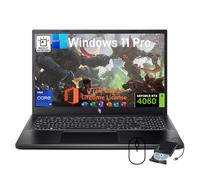 acer Nitro V 15 Gaming Laptop, with 2024 Office Lifetime License, Intel 14-Core i9-13900H, RTX 4060, 15.6" FHD Display, 64 GB DDR5, 2 TB SSD, Backlit KB, Windows 11 Pro, with External DVD Drive