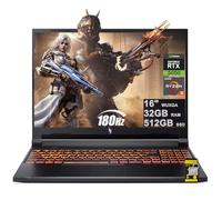 acer Nitro V 16 AI Gaming Laptop 16" WUXGA IPS 180Hz AMD 6-core Ryzen 5 240 32GB DDR5 512GB SSD GeForce RTX 5050 (Up to 421 AI Tops) Backlit Wi-Fi6E Type-C Win11 w/ICP Hub