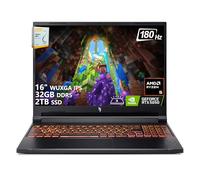 Acer Nitro V 16 AI Gaming Laptop | 16" WUXGA IPS 180Hz | AMD Hexa-Core Ryzen 5 240 | 32GB DDR5 2TB SSD | GeForce RTX 5050 8GB DLSS4 (Up to 440 AI Tops) | Backlit Keyboard Win11 w/DLCA Accessory