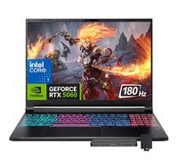 acer Nitro V 16S 16" WUXGA 180Hz Gaming Laptop, Intel Core 7 240H, GeForce RTX 5060 8GB GDDR7, 32GB DDR5, 2TB Storage (1TB SSD+1TB Docking Station), 4-Zone RGB Backlit Keyboard, Win 11 Pro, Black