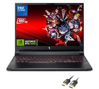acer Nitro V16 Gaming Laptop, 16" WUXGA IPS 180Hz (100% sRGB), Intel 10-Core 7 240H, 64GB DDR5 2TB Gen4 SSD, GeForce RTX 5060 DLSS4, Backlit Keyboard, RJ 45, PDG HDMI Cable, US Version KB, Win 11 Pro
