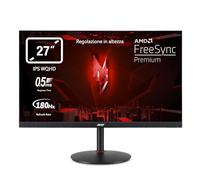 Acer Nitro XV271UM3bmiiprfx - 27" QHD, 180Hz (2560x1440, 16:9, FreeSync, 1ms, 250 Nits, Comfyview, BlueLightShield, 2xHDMI 2.0/1xDP 1.2) Tilting PC Monitor, Black