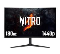 Acer Nitro XZ322QUV3 curved gaming monitor - 31.5", 1500R, Quad HD, 180Hz, 1ms, FreeSync, DisplayHDR 400, HDMI & DP