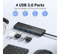 Acer ODK350 USB 3.0 5-in-1 Hub: Featuring 4 USB-A Ports and a 0.7-foot Cable