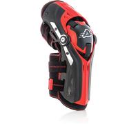 Acerbis Gorilla Knee Protectors, black/red, One size