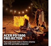 Acer PD1800 projector - 4K Ultra HD, LED, 1,000 ANSI lm