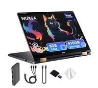 Acer Plus Spin 714 14" WUXGA Touch 2-in-1 Chromebook, Intel Core Ultra 5 115U, 8GB LPDDR5, 416GB Storage(256GB SSD&160GB Dock Station), Intel Graphics, Backlit Keyboard, QHD Webcam, Chrome OS, Gray