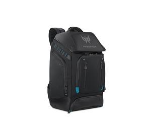 Acer Predator Accessories - Gaming utility backpack (suitable for all 15.6" and 17.3" notebooks, many additional compartments, stable, comfortable padding) Black