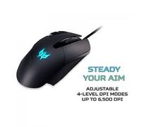 Acer Predator Cestus 315 Gaming Mouse 6500 DPI, 100 IPS Tracking, 6 Programmable Buttons, 1 ms Response Time, RGB Lighting, Black