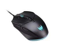 Acer Predator Cestus 335 Gaming Mouse 19,000 DPI, 400 IPS Tracking, 10 Programmable Buttons, 0.5 ms Response Time, RGB Lighting, Black, New