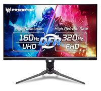 Acer Predator Gaming Monitor | 27" UHD 3840 x 2160 IPS | AMD FreeSync Premium | Up to 320Hz with DFR | Up to 0.5ms | VESA DisplayHDR400| DCI-P3 90% | Display Port 1.4 & 2 x HDMI 2.1 | XB273K V5bmiiprx