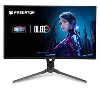 Acer Predator Gaming Monitor | 31.5" UHD 3840 x 2160 OLED | AMD FreeSync Premium Pro | 165Hz | 0.03ms | VESA DisplayHDR True Black 400 | DCI-P3 99% | 1.4 & 2x Display Port