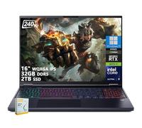 acer Predator Helios Neo 16 AI Gaming Laptop | 16" WQXGA IPS 240Hz | Intel Core Ultra 9 275HX | 32GB DDR5 2TB SSD | GeForce RTX 5070 Ti (Up to 992 AI Tops) | RGB Backlit Win11 Pro w/DLCA Accessory