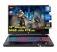 acer Predator Helios Neo 16 Gaming Laptop | 16" WUXGA IPS 165Hz 100% sRGB | Intel 14-Core i7-13650HX | 64GB DDR5 4TB SSD | GeForce RTX 4060 8GB | RGB Backlit Killer AX1650 Win11Pro w/DLCA Accessory