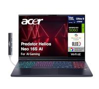 acer Predator Helios Neo 16S AI Gaming Laptop 16.0" 240Hz OLED WQXGA (Intel Ultra 9-275HX, GeForce RTX 5060 8GB, 32GB DDR5, 2TB PCIe SSD, Thunderbolt 4, Copilot, Win 11 Home) w/Dockztorm Hub