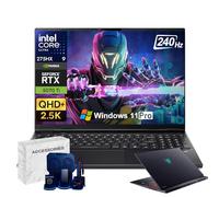 acer Predator Helios Neo 16S AI Gaming Laptop - 16" 2.5K WQXGA 240Hz 2ms OLED Display, Intel Ultra 9 275HX, NVIDIA RTX 5070Ti 12GB GDDR7, RGB KB, Win 11 Pro, w/Accessories(64 GB DDR5, 2 TB SSD)