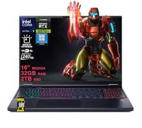 Acer Predator Helios Neo 16S AI Gaming Laptop 16" 2560x1600 OLED 240Hz (100% DCI-P3 G-SYNC) Intel 24-core Ultra 9 275HX 32GB DDR5 2TB SSD GeForce RTX 5070 Ti GDDR7 (Up to 992 AI TOPS) Win11Pro ICP Hub