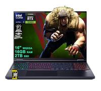 acer Predator Helios Neo 16S AI Gaming Laptop 16" 2560x1600 OLED 240Hz (100% DCI-P3 G-SYNC) Intel 24-core Ultra 9 275HX 16GB DDR5 2TB SSD GeForce RTX 5060 8GB GDDR7 (Up to 572 AI Tops) Win11 ICP Hub