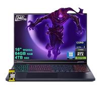 Acer Predator Helios Neo 16S AI Gaming Laptop 16" 2560x1600 OLED 240Hz (100% DCI-P3) Intel 24-core Ultra 9 275HX 64GB DDR5 4TB SSD GeForce RTX 5070 Ti GDDR7 DLSS4 (Up to 992 AI Tops) Win11Pro ICP Hub