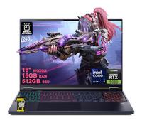 Acer Predator Helios Neo 16S AI Gaming Laptop 16" 2560x1600 OLED 240Hz 100% DCI-P3 Intel 24-core Ultra 9 275HX 16GB DDR5 512GB SSD GeForce RTX 5060 GDDR7 (Up to 572 AI Tops) RGB Backlit Win11 ICP Hub