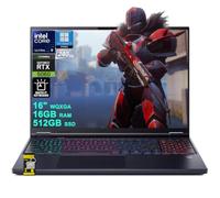 Acer Predator Helios Neo 16S AI Gaming Laptop 16" 2560x1600 OLED 240Hz 100% DCI-P3 Intel 24-core Ultra 9 275HX 16GB DDR5 512GB SSD GeForce RTX 5060 GDDR7 (572 AI Tops) RGB Backlit Win11Pro ICP Hub
