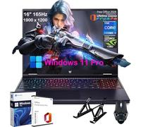 acer Predator Helios-Neo Gaming Laptop - Intel 24-Core i9-14900HX CPU, 16" 165Hz WUXGA Display, GeForce RTX 4060, Backlit KB, Win 11 Pro&2024 Office Lifetime, cefesfy Accessories(32GB DDR5 | 1TB SSD)