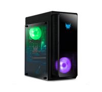 Acer Predator PO3-650 Gaming Desktop - Intel Core i7-13700F, 16GB, 2TB HDD + 1TB SSD, Nvidia RTX 4070, No Display, Windows 11, Black