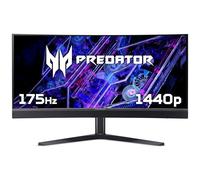 ACER Predator X34Vbmiiphuzx 34 Inch 3440 x 1440 Pixels UltraWide Quad HD OLED FreeSync Premium HDMI DisplayPort Gaming Monitor