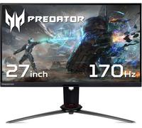 Acer Predator XB273UNVbmiiprzx 27 inch WQHD Gaming Monitor (IPS Panel, G-SYNC Compatible, 170Hz, 1ms, HDR 400, Height Adjustable Stand, DP, HDMI, USB Hub, Black)