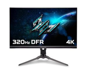 Acer Predator XB323QKV4 - 31.5" Ultra HD (3840x2160), 320Hz DFR, 0.5ms, HDR10, AMD FreeSync Premium Gaming Monitor