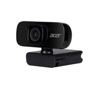 Acer QHD Conference Webcam (5 Megapixels, 30 FPS, 70° Wide Angle, Built-in Noise Cancelling Micro, Compatible with Win, Linux, Mac and Android) Black