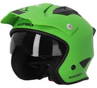 Acerbis Aria 2023 Solid Jet Helmet, green, size S for Men