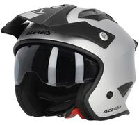 Acerbis Aria Metallic Jet Helmet, silver matt, size S (55/56)
