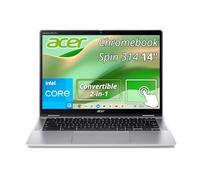 Acer Spin 314 Chromebook 2-in-1 i3-N305 8GB RAM 128GB Storage | CP314-2HN-39K7, convertible touchscreen design, HD webcam, Bluetooth 5.1, HDMI port, WiFi 6
