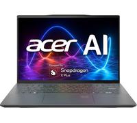 ACER Swift 14 AI 14.5" Laptop, Copilot PC - Snapdragon X Plus, 1 TB SSD, Silver, Silver/Grey
