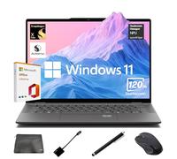 acer Swift 14 AI Laptop, 120HZ 2K Touchscreen Laptop, Snapdragon X Elite 45 Top NPU, 16GB LPDDR5X RAM, 512GB Gen4 SSD, Windows 11, WiFi 7, BT 5.4, Backlit Keyboard, with Lifetime Microsoft Office